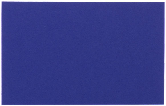 Blankokarte/Zusatzkarte 13,5x8,5 cm blau