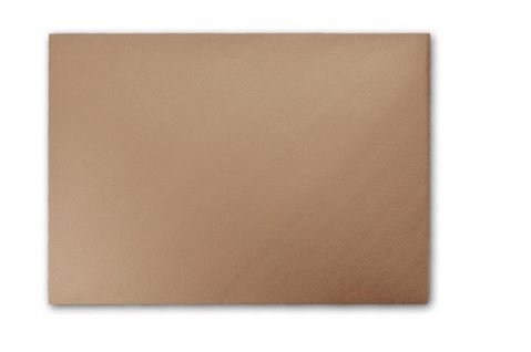 Bronzefarbener Briefumschlag 22.5 x 15,7 cm mit Nassklebung, DIN C5 mit Metallic-Effekt