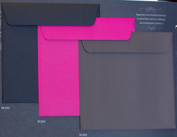 Briefumschlag 17x17 cm quadratisch schwarz Nassklebung bm99035