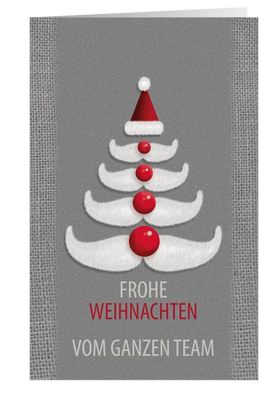 Originelle Team-Weihnachtskarte für Firmen mit Spendenanteil zugunsten Ärzte ohne Grenzen