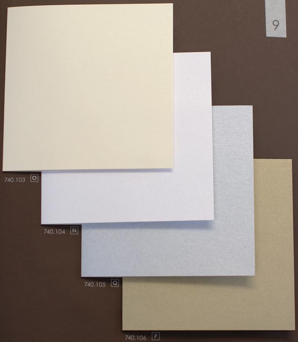 Blankokarte 13,5x13,5 cm goldfarben metallic ex740106