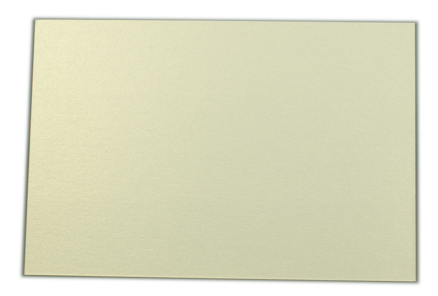 Blankokarte weißgold metallic