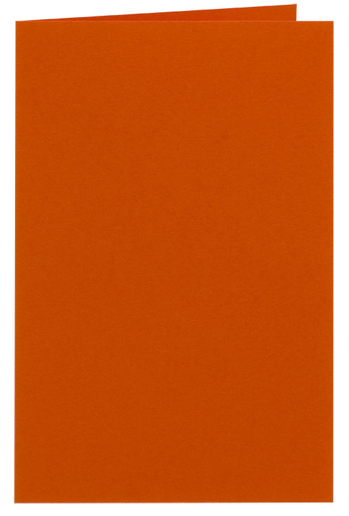 Blankokarte/Dankkarte 11x17 cm orange bm313523+99003