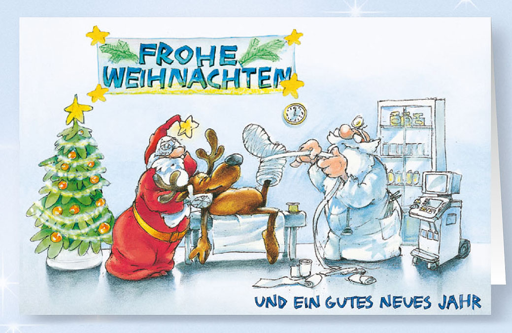 Weihnachtskarte Branchenkarte Tierärzte Tierarztpraxis