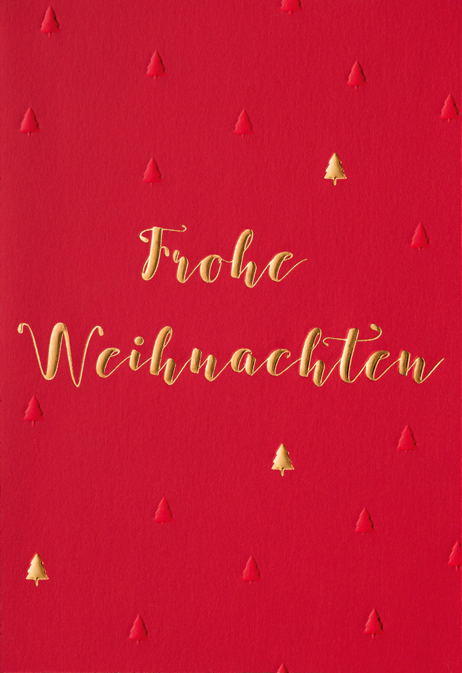 Frohe Weihnachten mit Weihnachtsbäumen