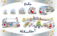 Humorvolle Branchenweihnachtskarte F R Tiefbau Und Rohrleitungsbau Weihnachten